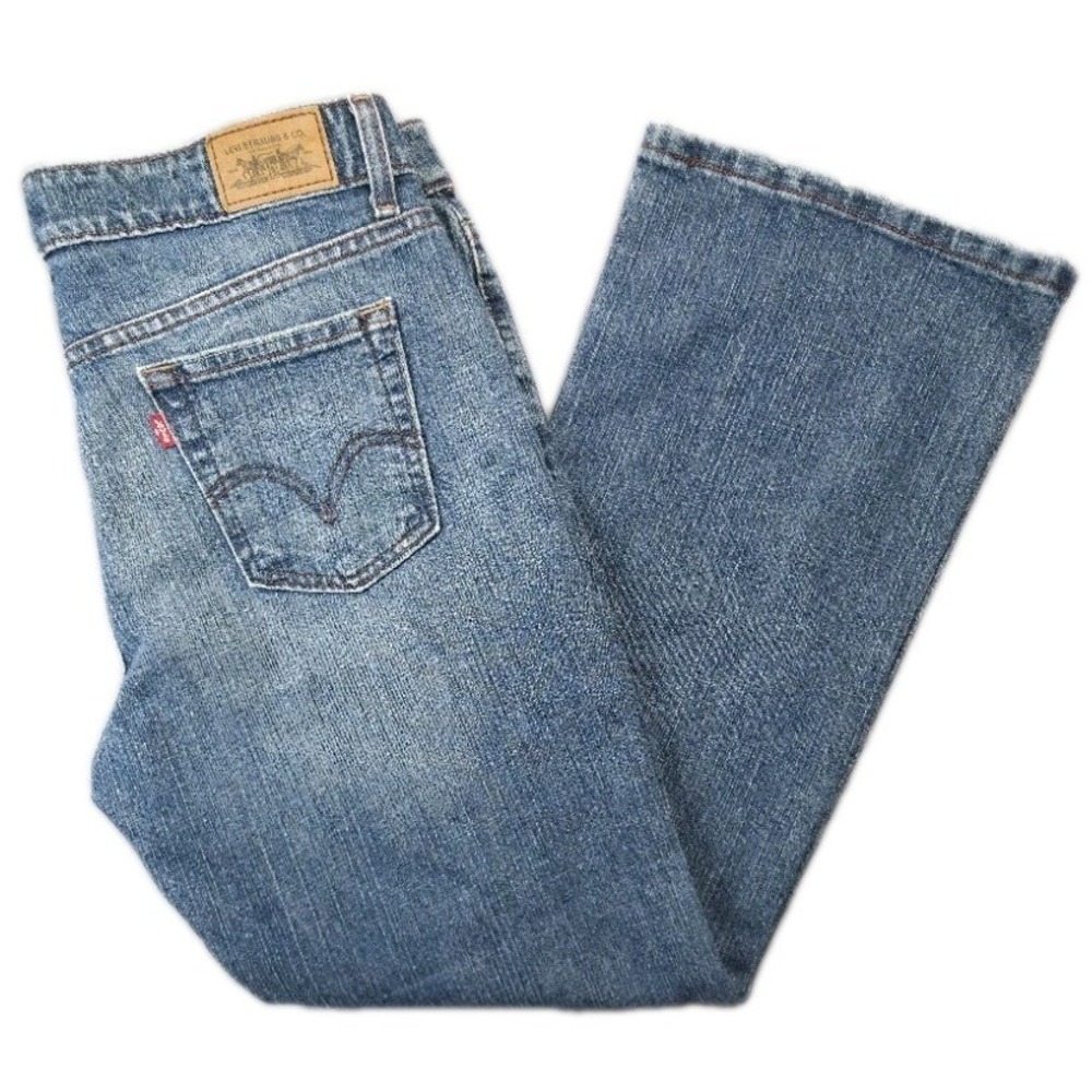 Levi's 515 Bootcut Women's Jeans Size‎ 14M Medium Wash Mid Rise Pre-Owned